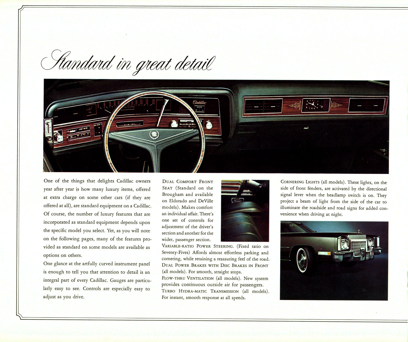 1972 Cadillac Brochure Page 12